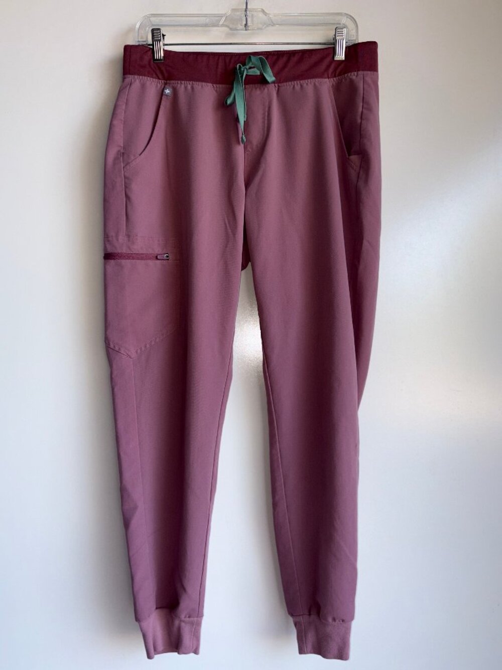 FIGS Zamora Scrub Pants Joggers Size Medium Mauve